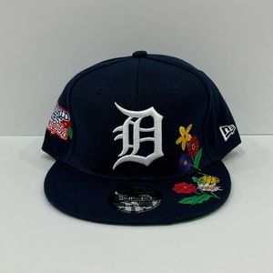 Detroit Tigers front floral design New Era SnapBack